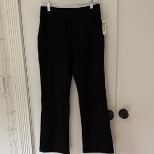 Duluth Trading Co NoGA Naturale Cotton Bootcut Pants Black